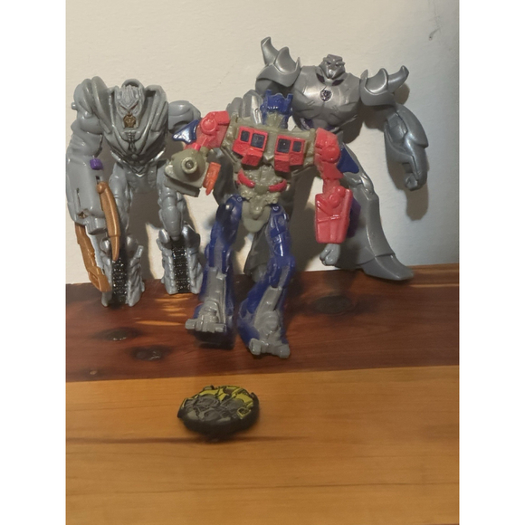 2010 McDonalds Happy Meal Transformers Toys Lot Optimus Prime Megatron Lot Of 4 - Picture 1 of 4